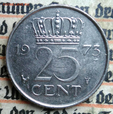 Нидерланды 25 центов 1973 года до 14.07.2025 - IMG_20250705_151002