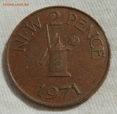 Гернси 2 новых пенса 1971 до 13.07.2025 - Гернси 2 новых пенса 71.JPG