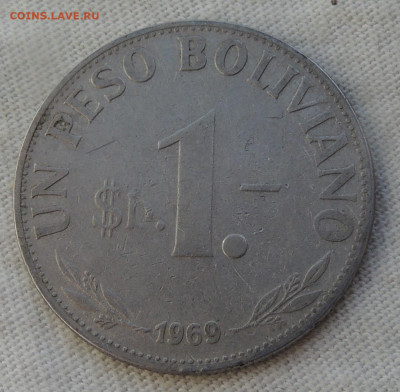 Боливия 1 песо 1969 до 13.07.2025 - Боливия 1 песо 69.JPG