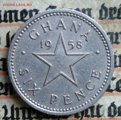 Гана 6 пенсов 1958 года до 14.07.2025 - IMG_20250709_222320