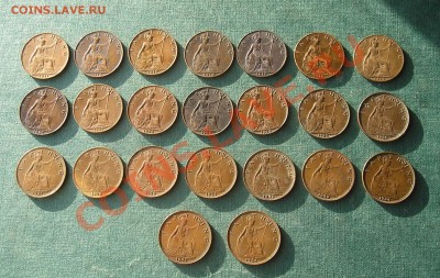 23 Фартинга Георга V подборка по годам (18.02) - P1010080