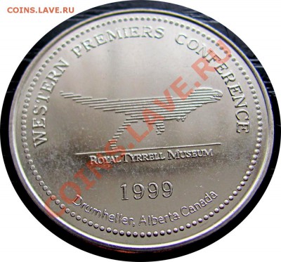 G81 Жетон Канада Тиррелловский Музей до 21.02 в 22°° - G81 Token Mammoth_1