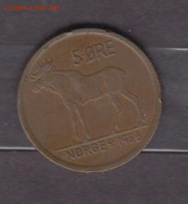 Норвегия 1966 5о (лось) до 17 07 - 190