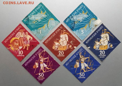 Гаити Тортуга пираты 1961 до 17.07. - м-почта_Гаити-1961_пираты_нпс-7шт
