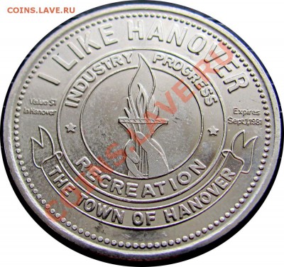G83 Жетон Канада Hanover, Ontario до 21.02 в 22°° - G83 Token Hanover_1