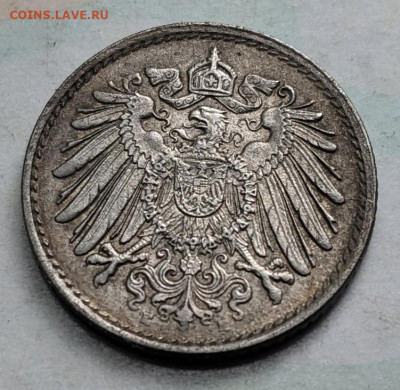 Германия 5 пфеннигов 1919E до 22-00 16.07 - PXL_20250705_075709403~2