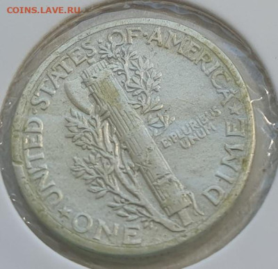 США 1 дайм 1943г, до 17.07 22:00 мск - 3