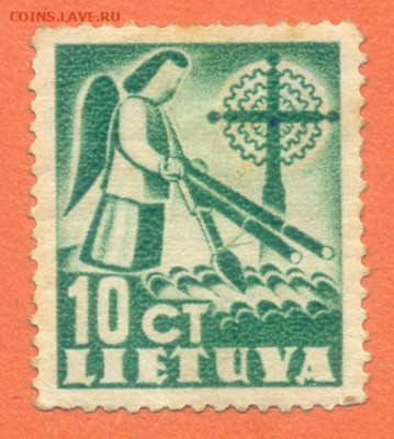 Литва 1940 марка до 19.07. - м-почта_Литва-1940-10ct