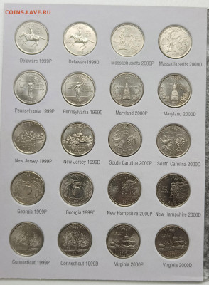 Распродажа иностранных монет - washington_quarters_states_01