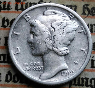 США 10 центов 1919 года до 21.07.2025 - IMG_20250713_233713