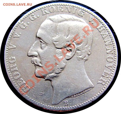 1 Талер 1864 Ганновер, оценка - 1864 1 Thaler Hannover_1