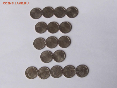 25 центов США 17 монет блеск штаты парки 19.07 22:20 - IMG_7421.JPG