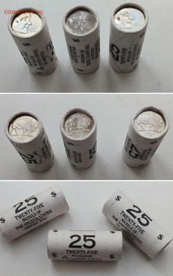 Распродажа иностранных монет - usa_nickels_in_roll