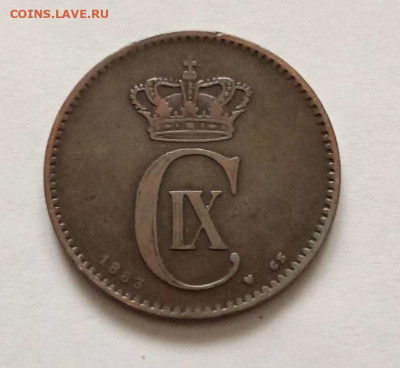 Дания 2 эре 1893 Дельфин 23.07.2025 в 22.00 мск - 1000041971