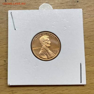 США 1 цент 1992 S Линкольн Пруф Proof из набора редкий - ssha_1_cent_1992_s_linkoln_pruf_proof_iz_nabora_redkij