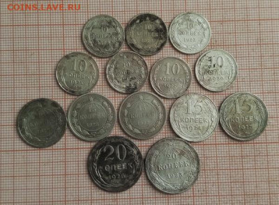 Билоны 1923-1927 гг 10.15.20 коп. 14 шт. до 21,07 - IMG_20250718_181904_300
