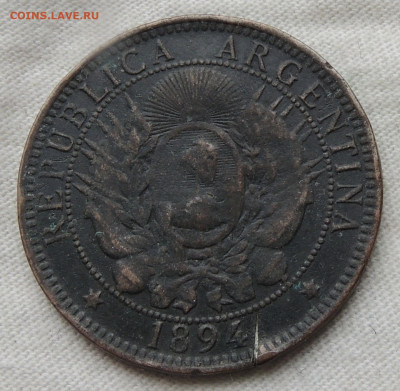 Аргентина 2 сентаво 1894 до 23.07.2025 - Аргентина 2 сентаво 1894 .JPG