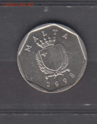 Мальта 1998 5 цента краб до 25 07 - 654
