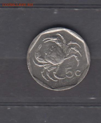 Мальта 1998 5 цента краб до 25 07 - 654а