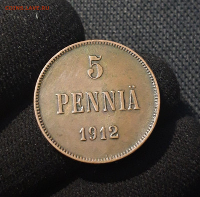 РУССКАЯ ФИНЛЯНДИЯ 5 ПЕННИ 1912 года До 26.07 - 20250717_214610