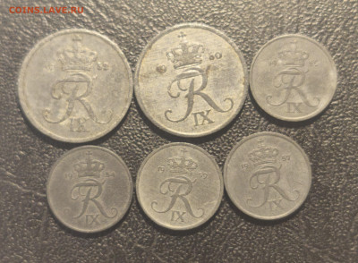 Лот 1-2 Ори Дания 1952-1960 (6 шт.) - IMG_20250720_221020