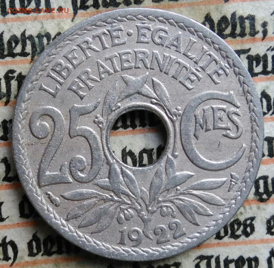 Франция 25 сантимов 1922 года до 28.07.2025 - IMG_20250723_234656