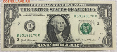 США 1 доллар 2017 Джордж Вашингтон - ssha_1_dollar_2017_dzhordzh_vashington