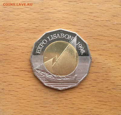 биметалл Хорватия 25 кун 1998 Лиссабон ЭКСПО Парусник Корабл - bimetall_khorvatija_25_kun_1998_lissabon_ekspo_parusnik_korabl