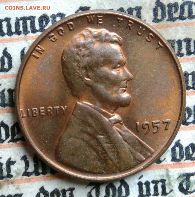 США 1 цент 1957 года до 28.07.2025 - IMG_20250723_124540