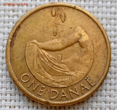 Жетон "ONE DANAЁ" (Великобритания) 2013 год до 29.07 в 22.00 - 1753443750449