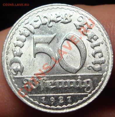 Германия 50 пфенингов 1921 г. UNC до 22,02 в 22-00 - DSC03600.JPG