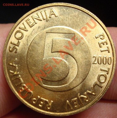 Словения 5 толаров 2000 г. с супер козлом UNC  22,02 в 22-30 - DSC03619.JPG