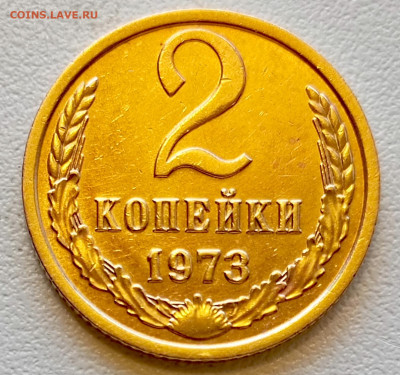 2 копейки 1973 года Штемпельный Блеск до 29.07 в 22.00 - 1753620330386