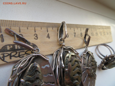 Серьги, подвеска, кольцо. Серебро 54,48гр. - 6а.JPG
