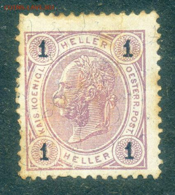 Австрия Франц Иосиф 1890 до 2.08. - марка-почта_Австрия-1890-1h