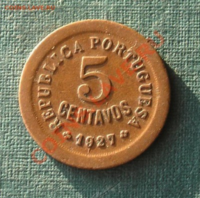 Португалия, 5 Сентавос 1927 (18.02) - P1010135