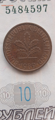 Германия.10пфенинг. - 091