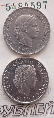 Швецария. 2шт. 1964.2009гг. - 096