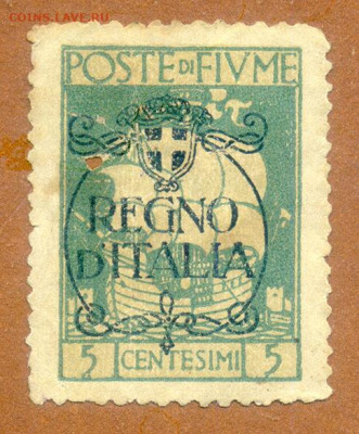 Фиуме марка 1924 до 4.08. - марка-почта_Италия-Фиуме-1924-нп