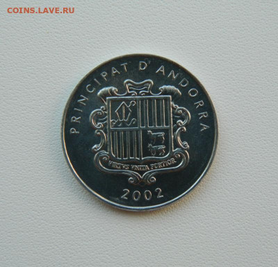 Андорра 1 сантим 2002 г. (Юбилейная) Фауна до 04.08.25 - DSCN6475.JPG