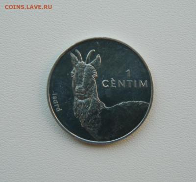 Андорра 1 сантим 2002 г. (Юбилейная) Фауна до 04.08.25 - DSCN6474.JPG