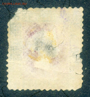 Гельголанд 1867 до 5.06. - марка-почта_Гельголанд-1867-6s_оборот
