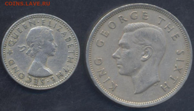 Новая Зеландия 1 шиллинг 1961 г.2.08.2025 г. 22 -00 МСК. - Н.З. шиллинг1