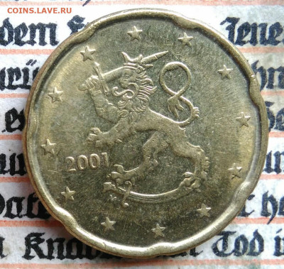 Финляндия 20 центов 2001 года до 04.08.2025 - IMG_20250729_224545