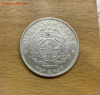 Южно-Африканская Республика Трансвааль 5 шиллингов 1892 XF - juzhno_afrikanskaja_respublika_transvaal_5_shillingov_1892_xf_juar_krjuger_paul_serebro_krona_redkost_r