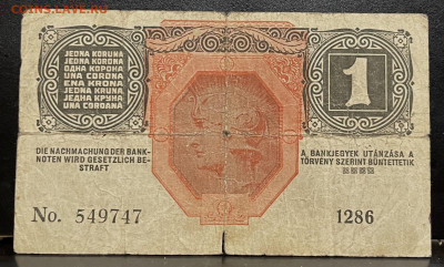 Австро-Венгрия 1 крона 1916 г. До 05.08 В 22-00 мск - FullSizeRender - 2025-08-01T141448.502