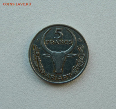 Мадагаскар 5 франков 1967 г. (Фауна) до 07.08.25 - DSCN6478.JPG