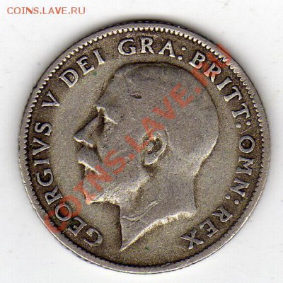 Ag Великобритания 6 пенсов 1921 до 20.02-22ч (1188) - img275