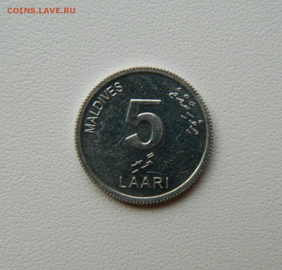 Мальдивские острова 5 лари 2012 г. (Фауна) до 07.08.25 - DSCN6542.JPG