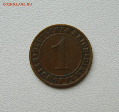 Германия 1 рейхспфенниг 1925 г. "G" до 07.08.25 - DSCN6557.JPG